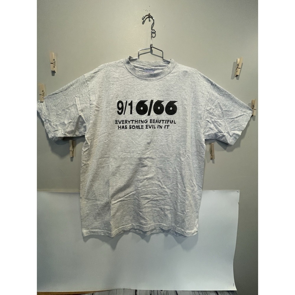 Vintage All Sport Pro Weight Sz XLarge T-Shirt Gray 9/ 16/66 Graphic 80's USA XL